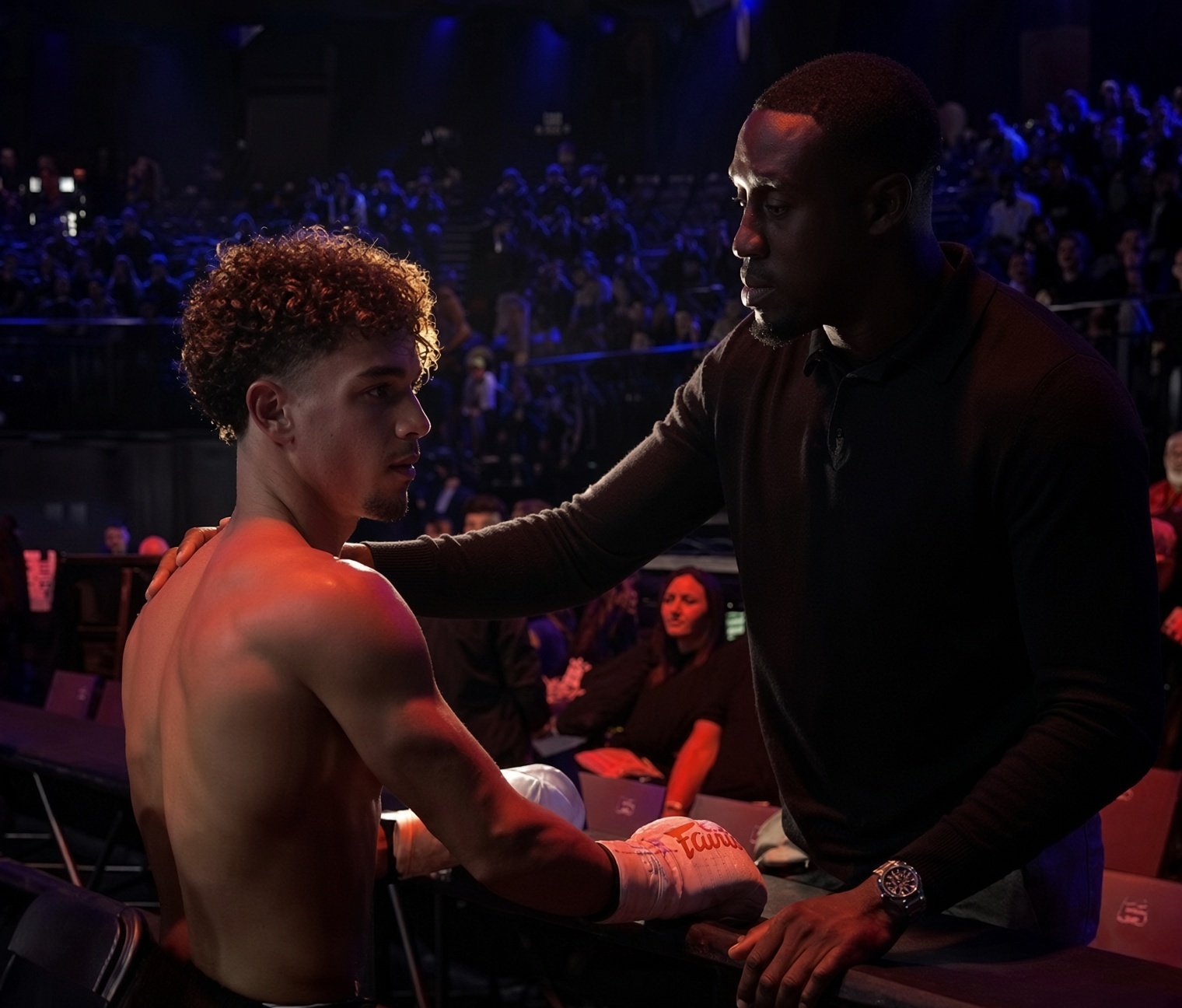 Noah congratulated by Mory Kromah right after Glory debut
